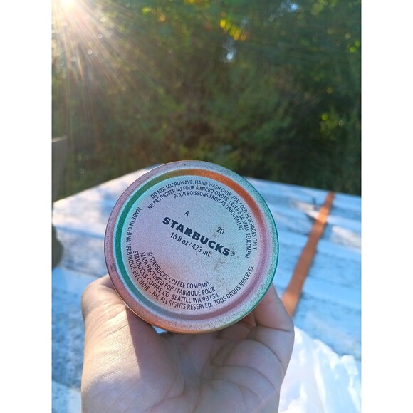 Starbucks 2020 Pink/Green Watermelon Ombre Stainless Tumbler - Picture 4 of 4